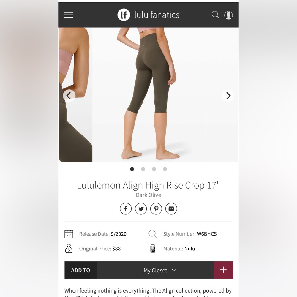 Lululemon Align Leggings